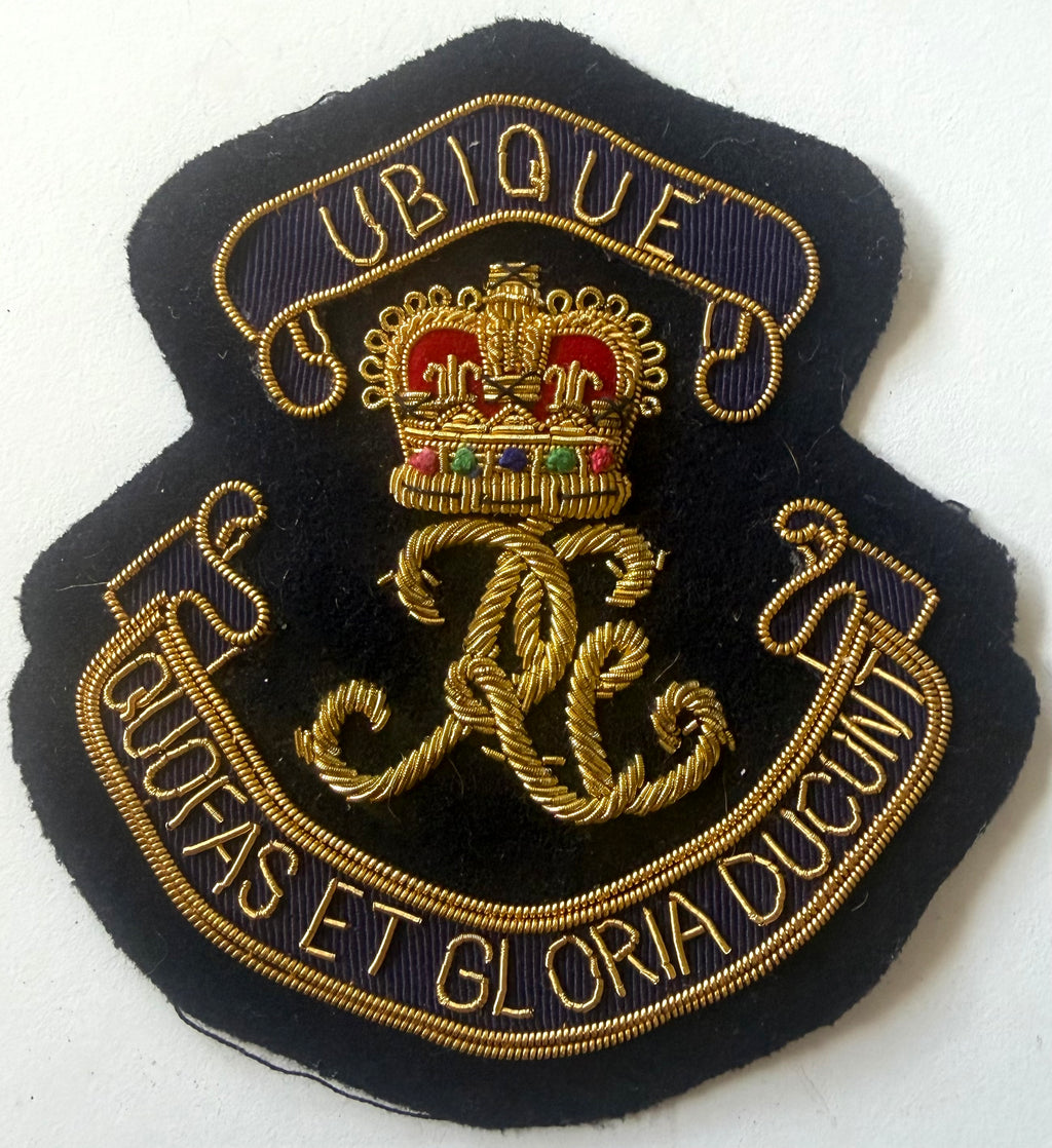 Royal Engineers Blazer Tunic Gold Bullion Thread Chest Pocket Patch