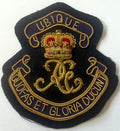 Royal Engineers Blazer Tunic Gold Bullion Thread Chest Pocket Patch