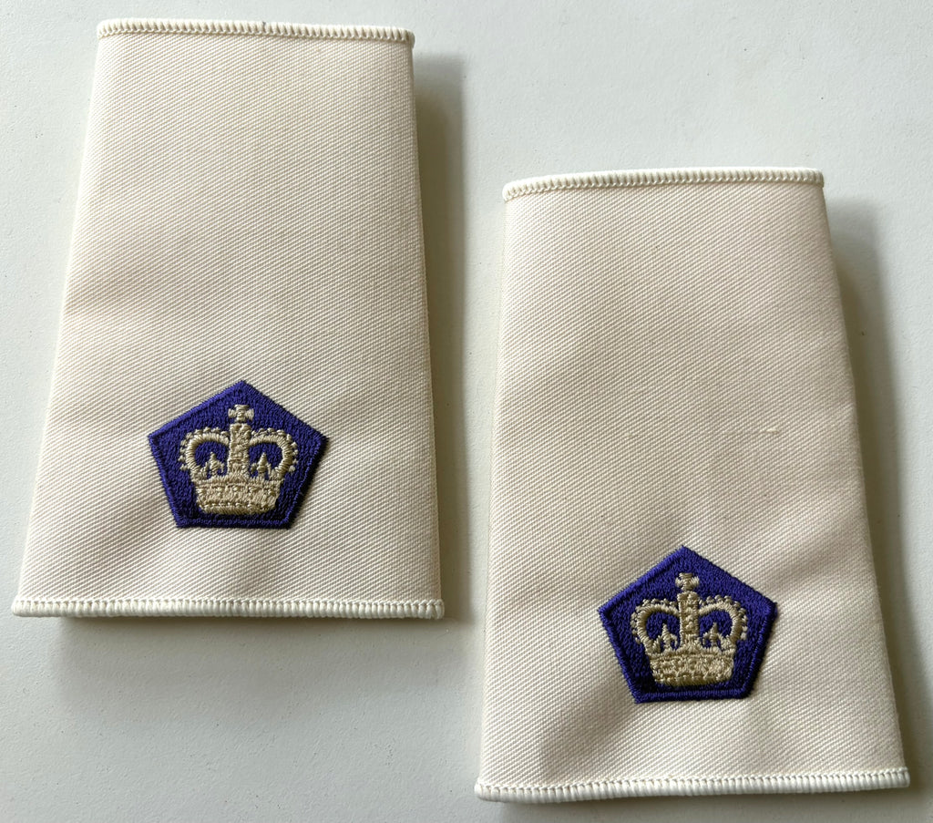 British Military Chaplain Major Rank Slide, Pair