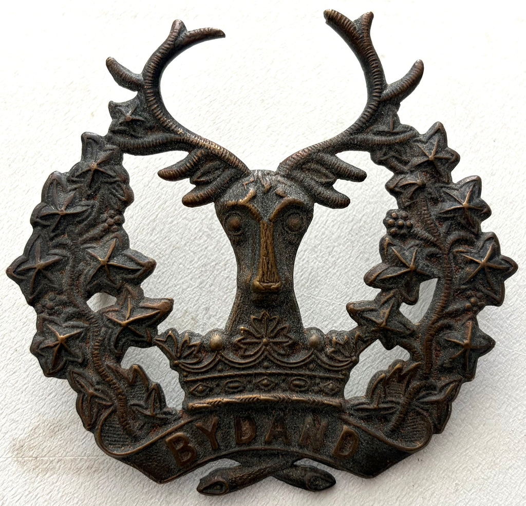 Victorian Era Gordon Highlanders Regimental Cap Badge