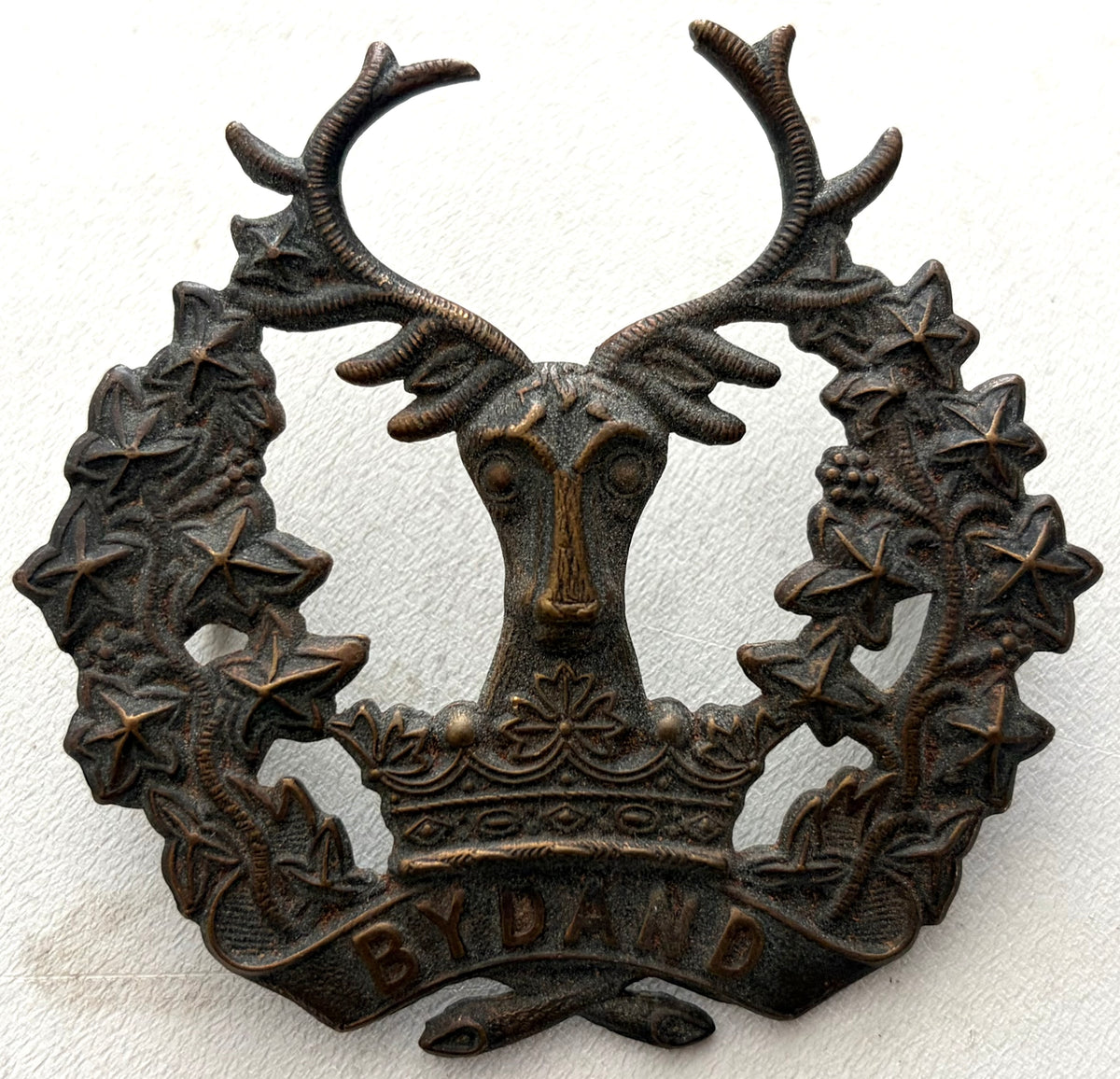 Victorian Era Gordon Highlanders Regimental Cap Badge