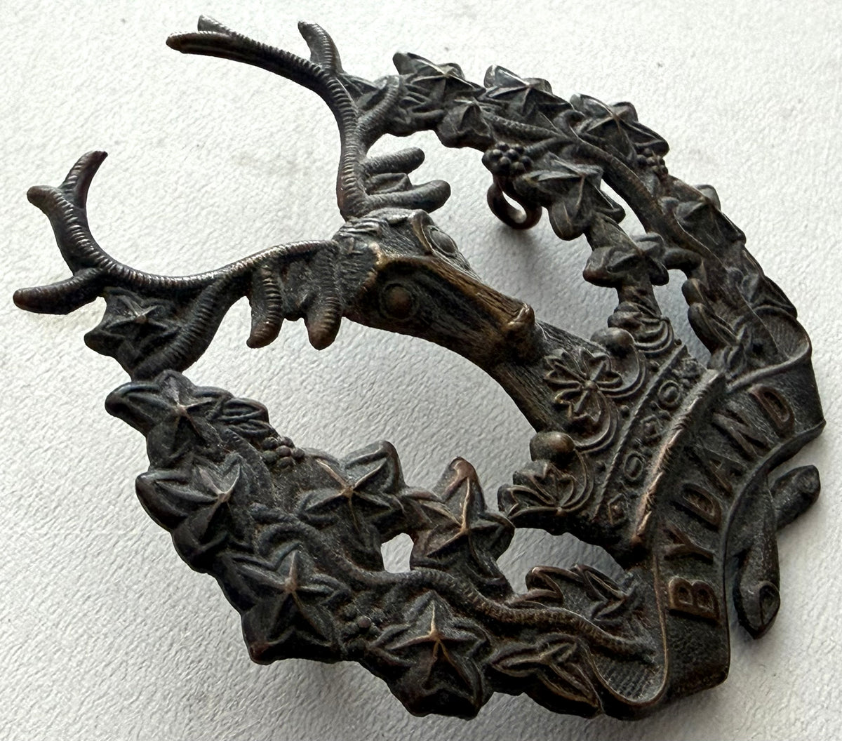 Victorian Era Gordon Highlanders Regimental Cap Badge