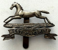 1905-1908 West Yorkshire Regiment 1st Volunteer Battalion Cap Badge