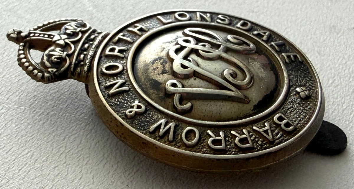 WWI Era Barrow And North Lonsdale Volunteer Training Corp Cap Badge