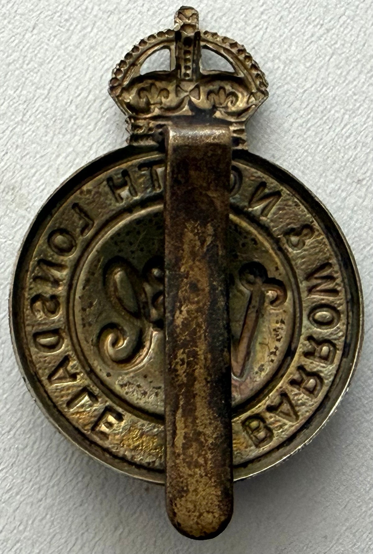 WWI Era Barrow And North Lonsdale Volunteer Training Corp Cap Badge