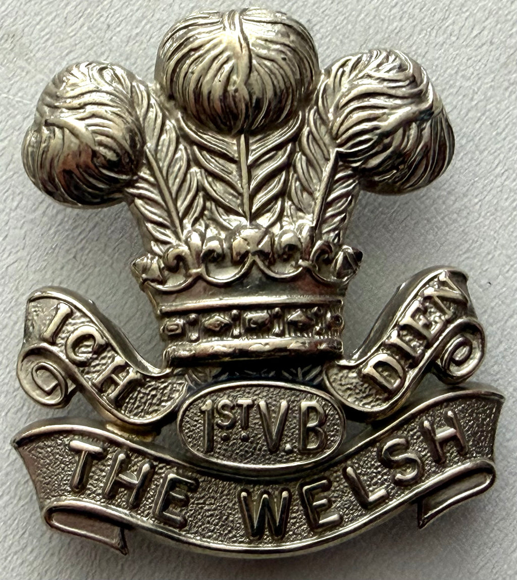 The Welsh Regiment 1st Volunteer Battalion Cap Badge