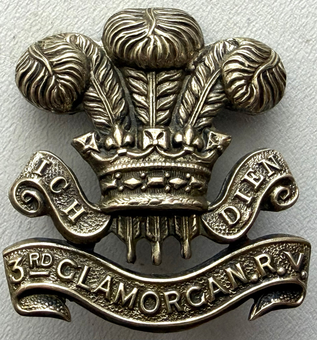 Victorian Era 3rd Glamorgan Rifle Volunteers Cap Badge