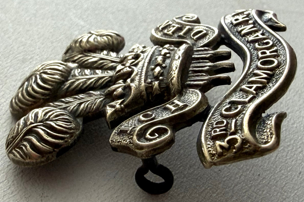 Victorian Era 3rd Glamorgan Rifle Volunteers Cap Badge