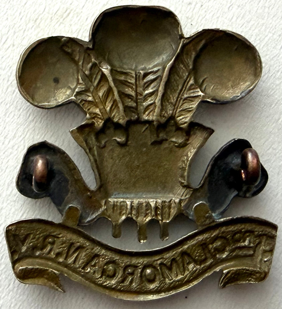 Victorian Era 3rd Glamorgan Rifle Volunteers Cap Badge