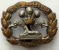 WWI Era South Lancashire Regiment, The Prince of Wales's Volunteers Cap Badge