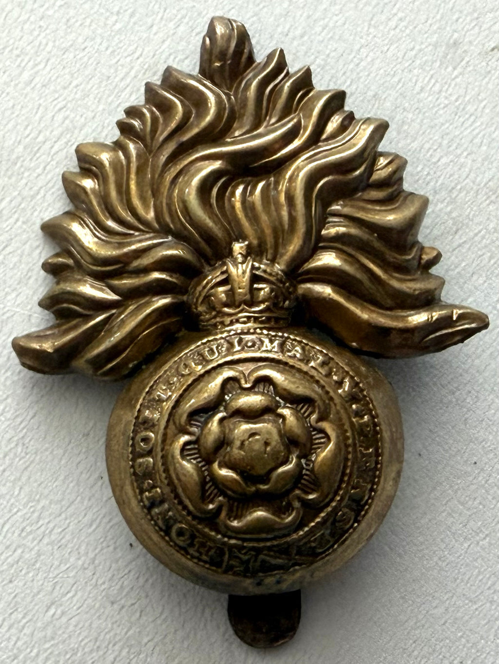 WWI Era The Royal Fusiliers, City of London Regiment Cap Badge