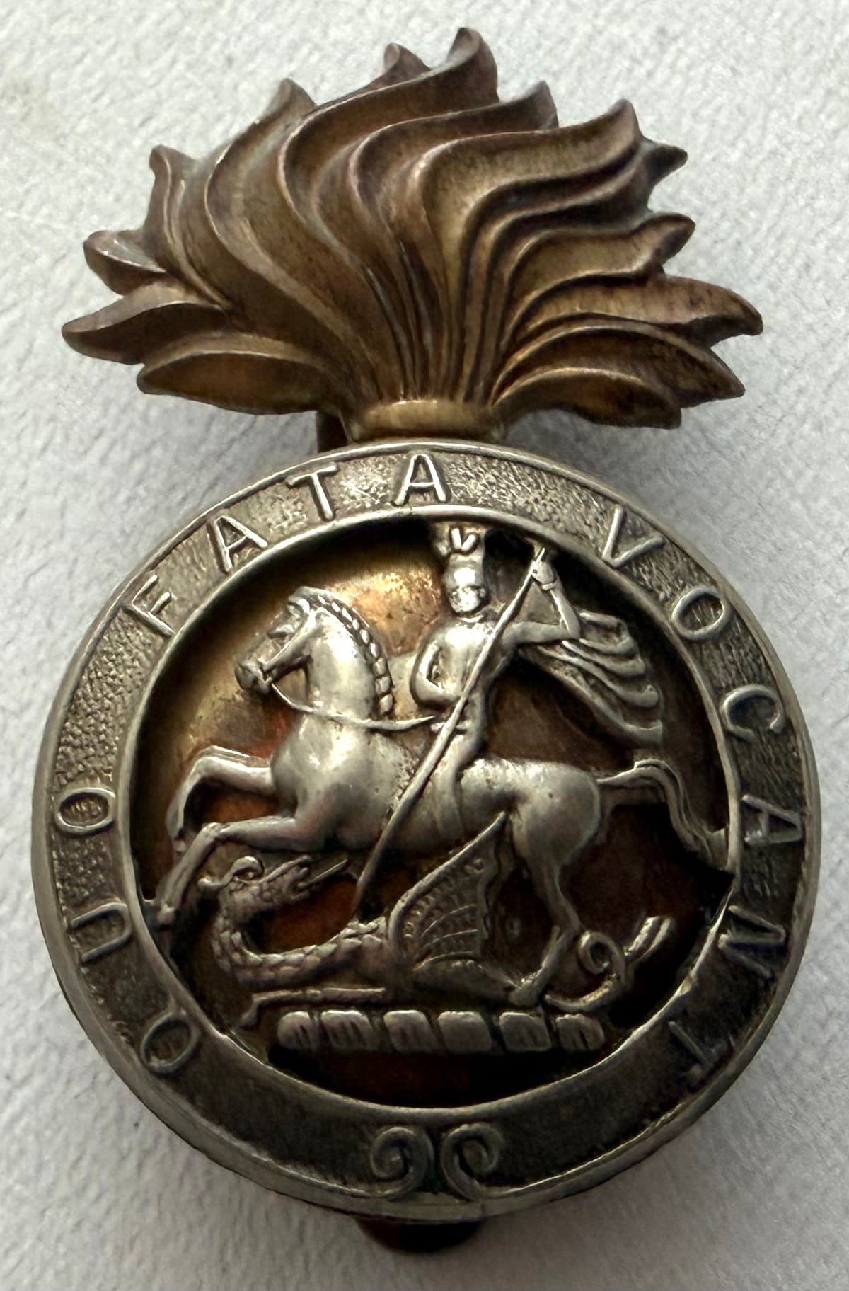 WWI Era Northumberland Fusiliers Cap Badge