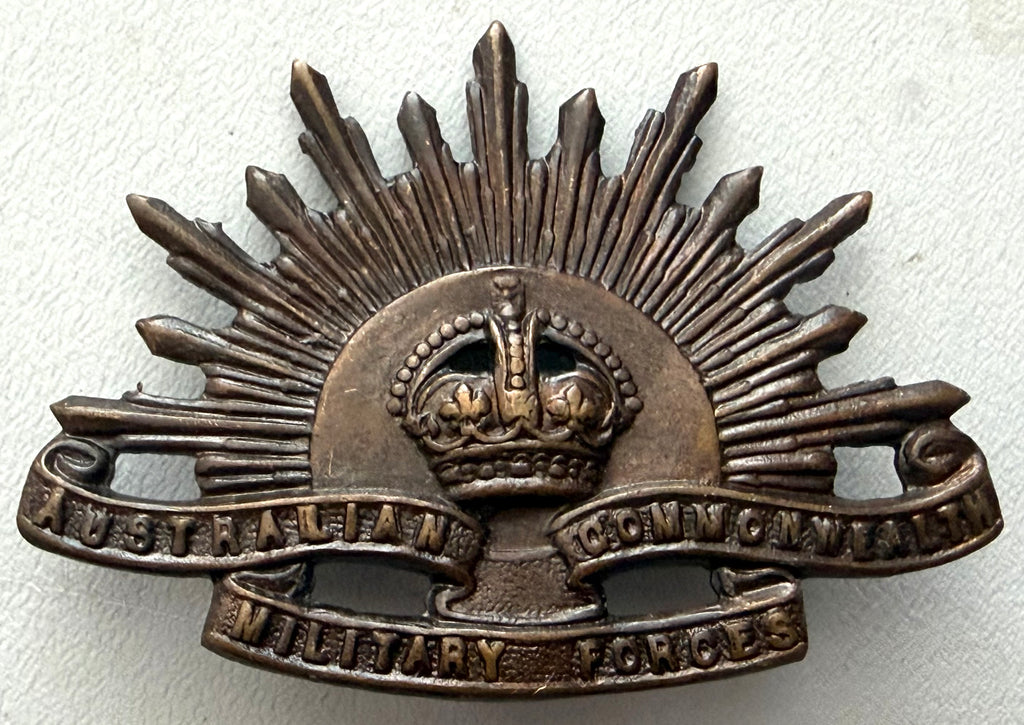WWI Era Australian Commonwealth Military Forces (3rd Pattern) Cap Badge
