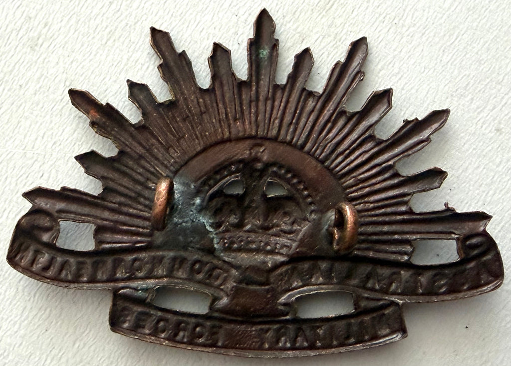 WWI Era Australian Commonwealth Military Forces (3rd Pattern) Cap Badge