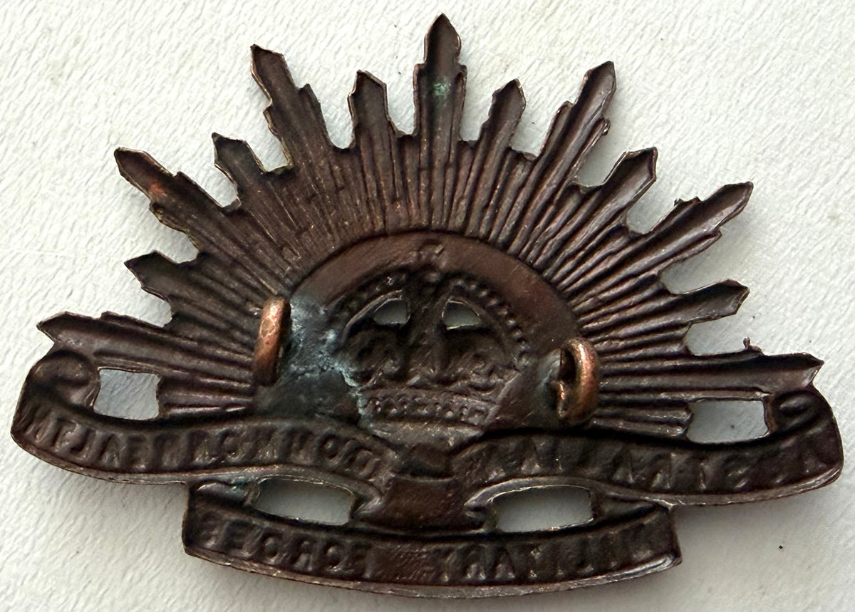 WWI Era Australian Commonwealth Military Forces (3rd Pattern) Cap Badge