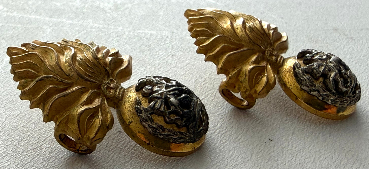 Royal Regiment of Fusiliers Metal Collar Badges