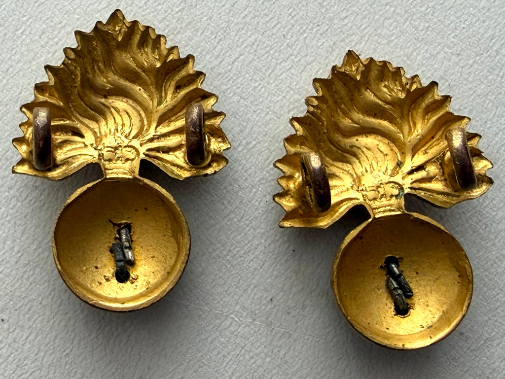 Royal Regiment of Fusiliers Metal Collar Badges