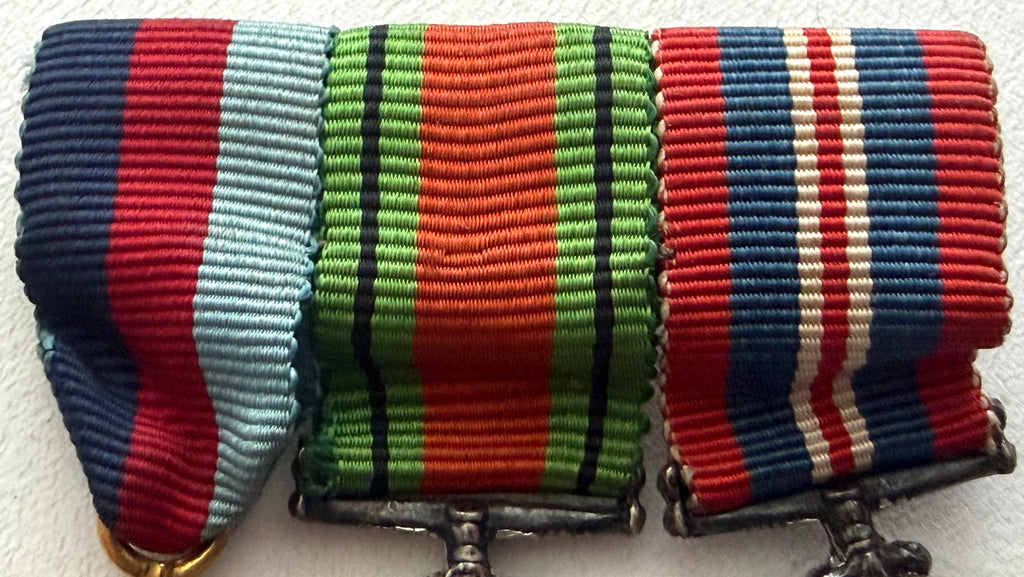 WWII World War II Miniature Medal Trio