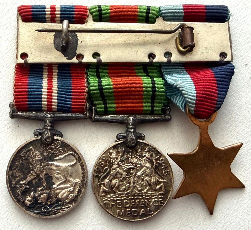 WWII World War II Miniature Medal Trio