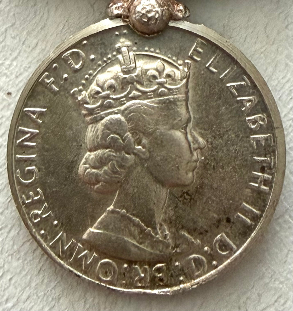 Miniature General Service Medal with Malaya Bar