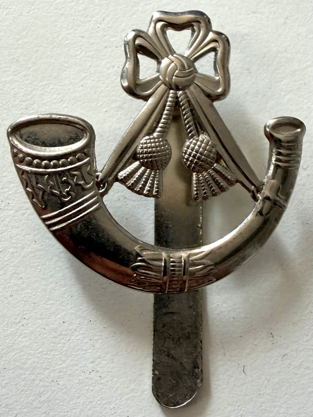 Light Infantry Metal Cap Badge