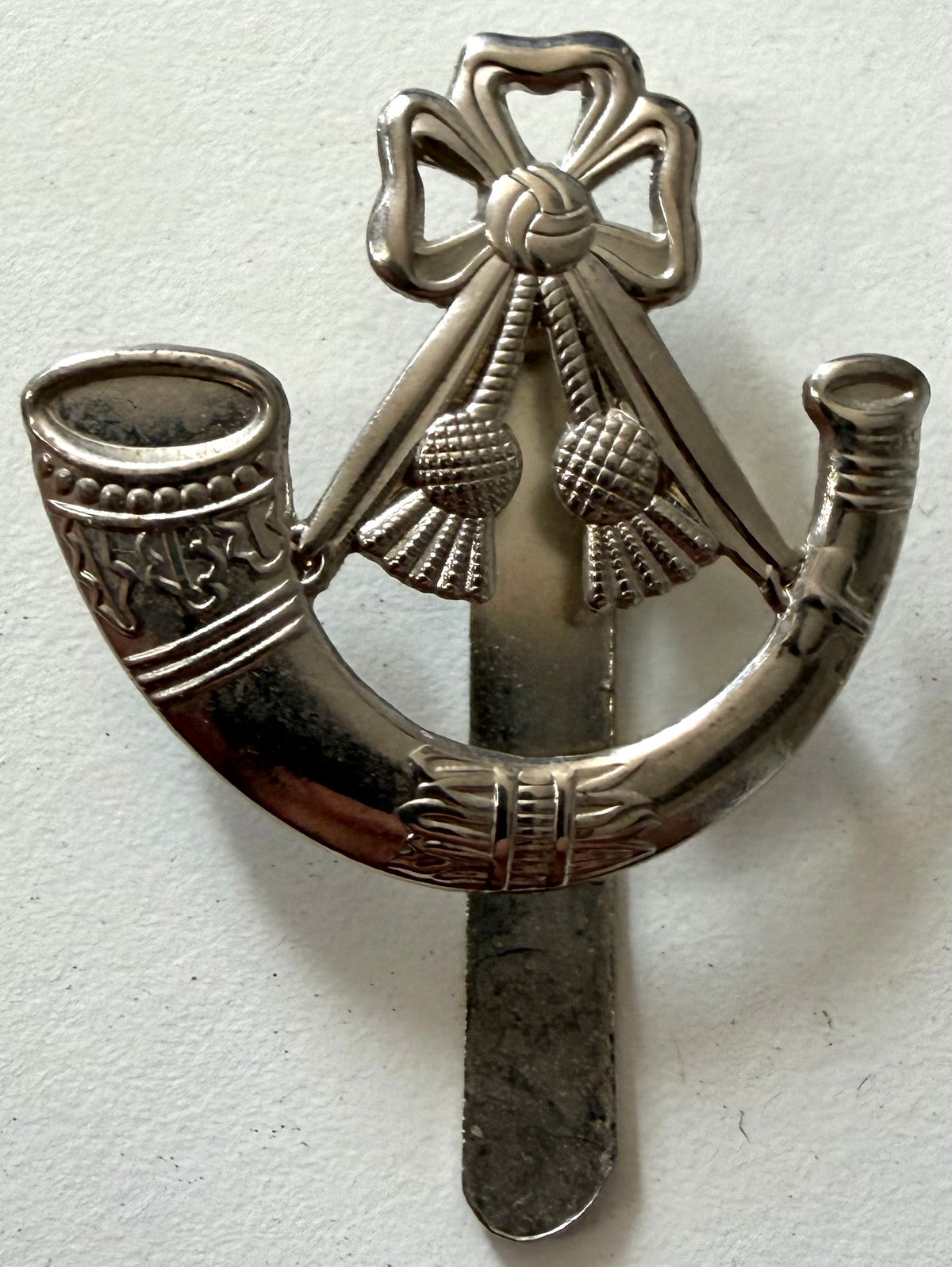 Light Infantry Metal Cap Badge