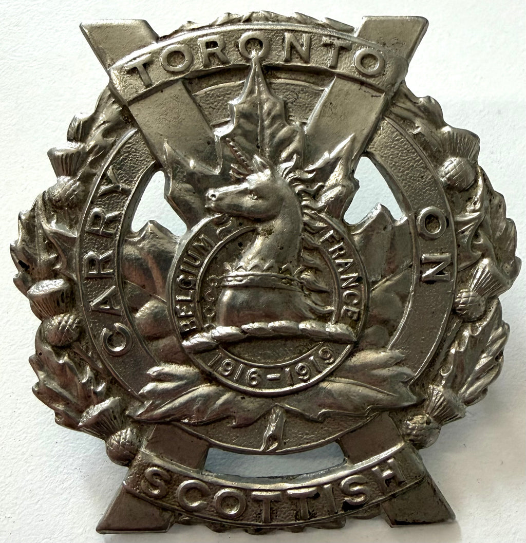 Toronto Scottish Metal Cap Badge