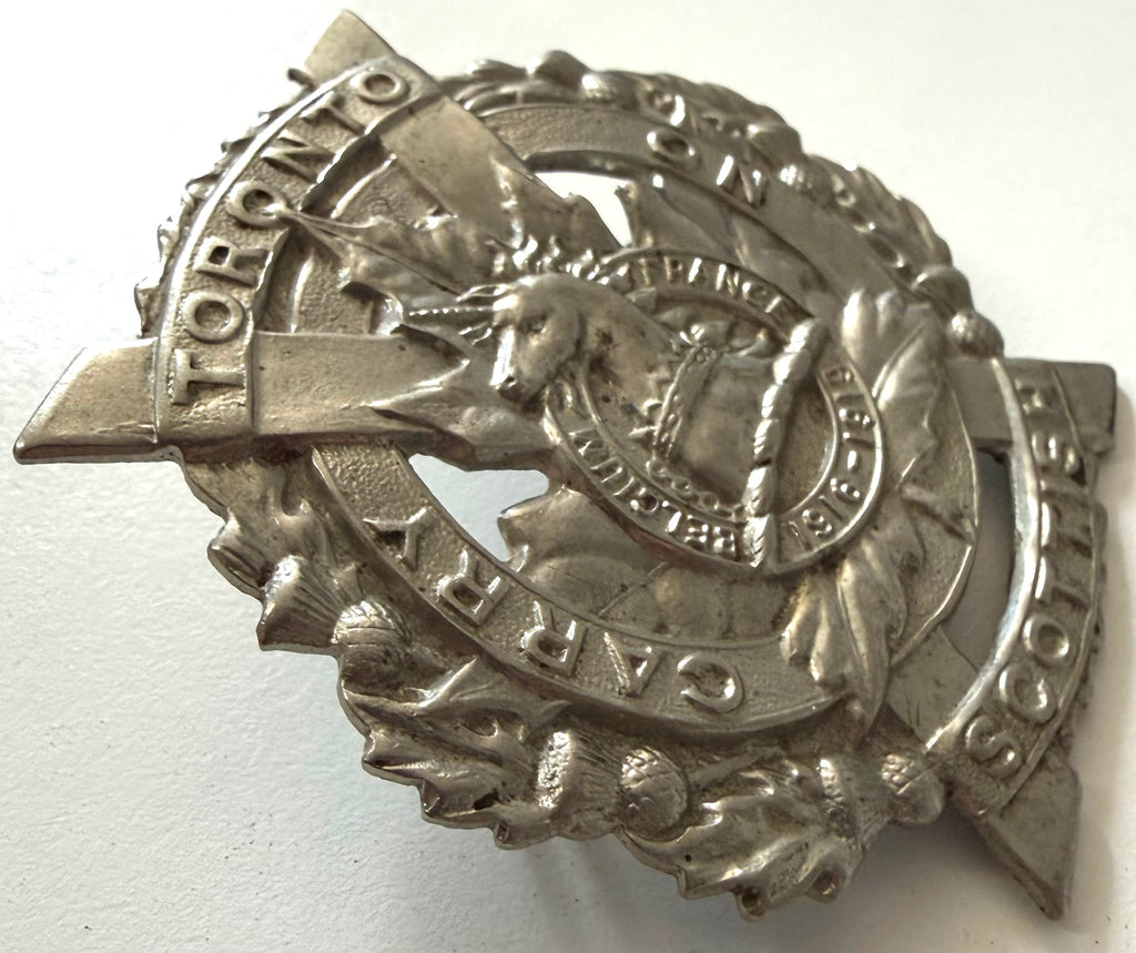 Toronto Scottish Metal Cap Badge