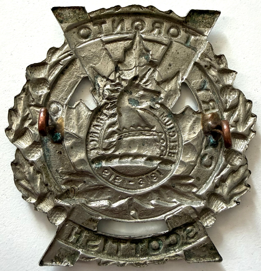 Toronto Scottish Metal Cap Badge