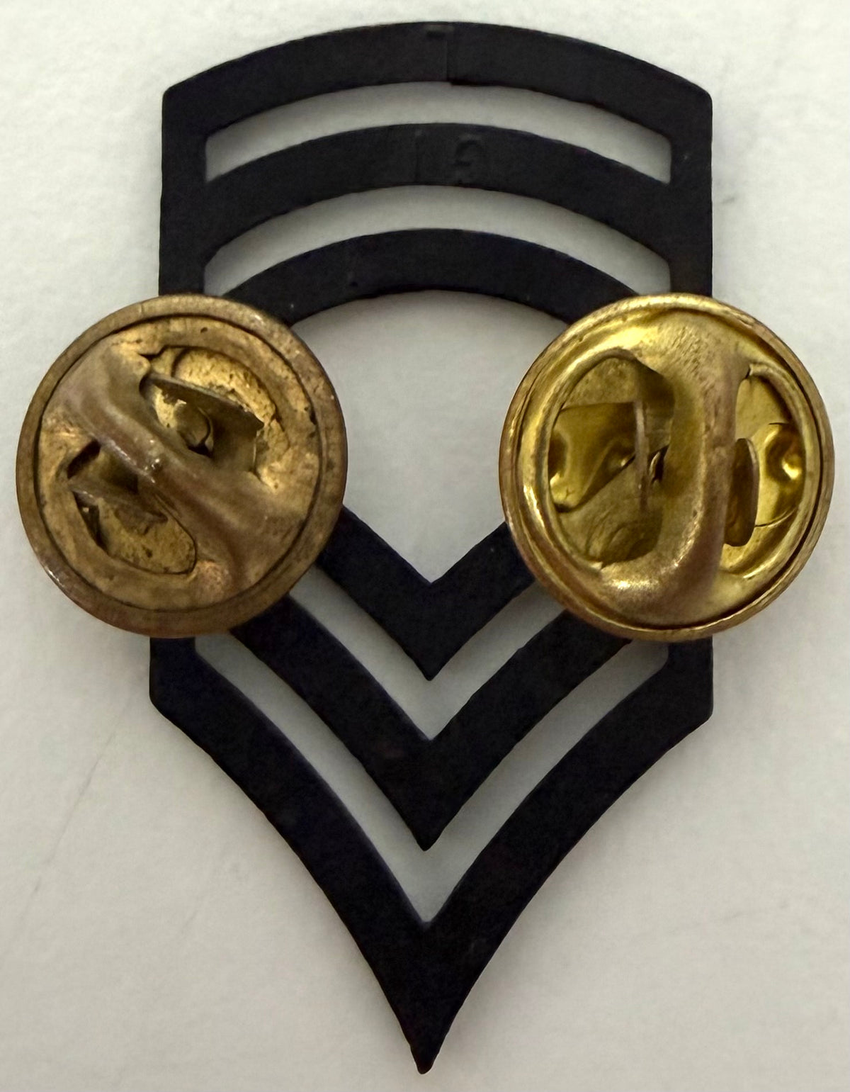 US Army Master Sergeant Metal Rank Insignia Badge