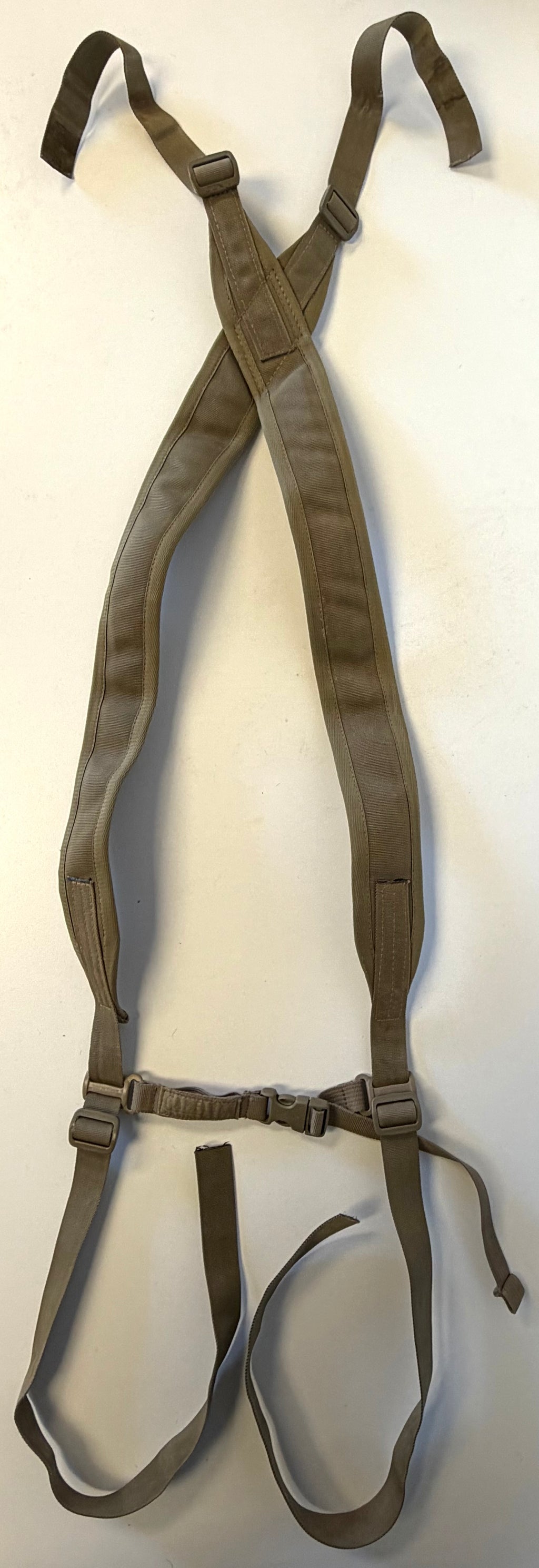 Coyote Tan Tactical Webbing System Shoulder Yoke Straps
