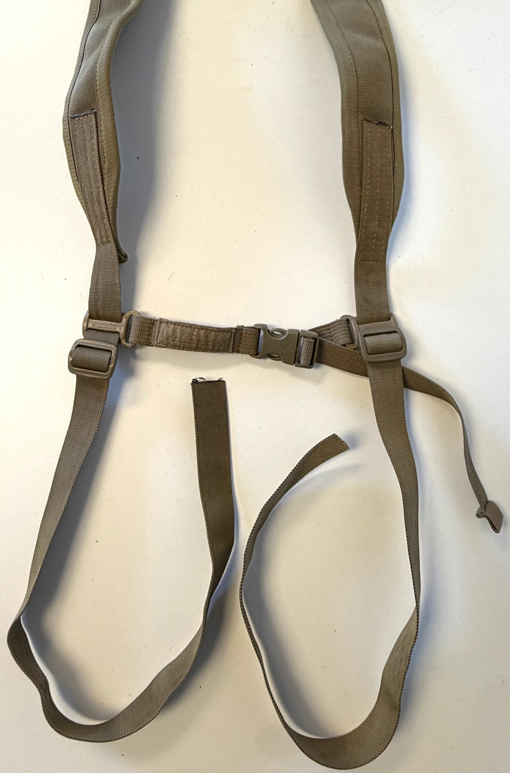 Coyote Tan Tactical Webbing System Shoulder Yoke Straps