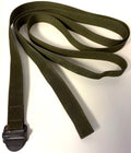 British Military Issue Olive Green Long Utility Strap with Metal Buckle