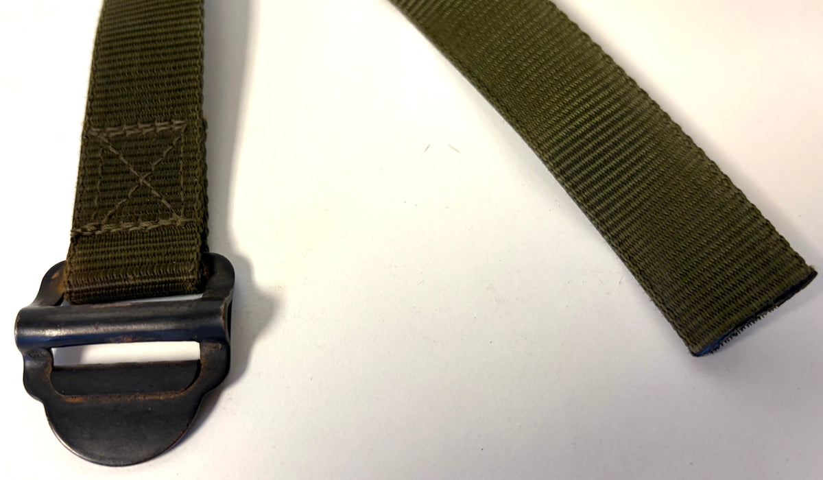 British Military Issue Olive Green Long Utility Strap with Metal Buckle