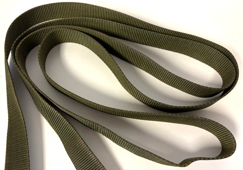 British Military Issue Olive Green Long Utility Strap with Metal Buckle