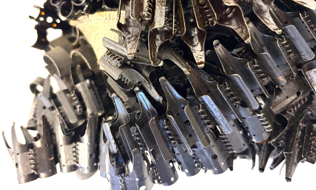 Large Selection of Military Issue Weapon System Link Clip Belt Metal Holder Pieces