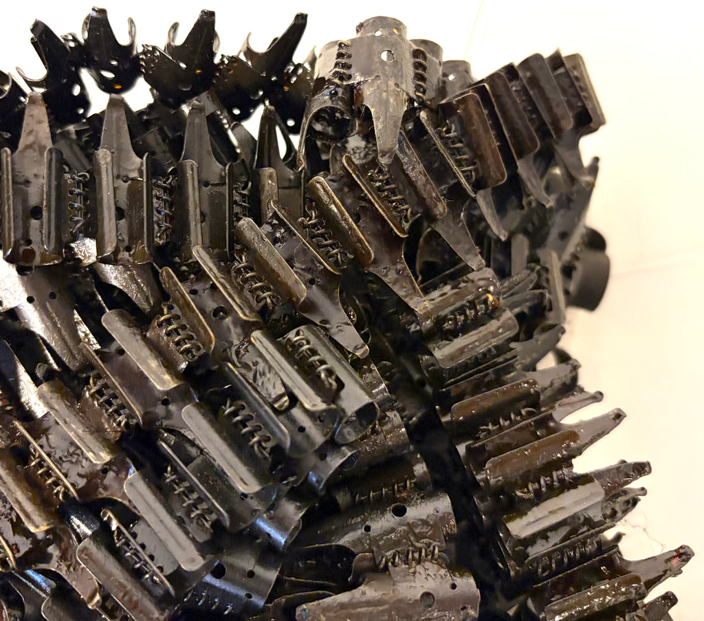 Large Selection of Military Issue Weapon System Link Clip Belt Metal Holder Pieces