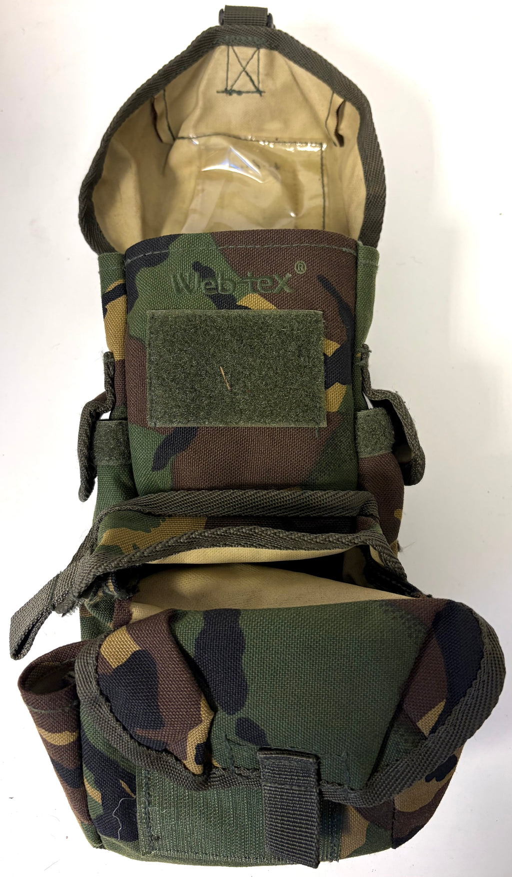 Web-Tex Woodland Camouflage PLCE Webbing Medical Medic Pouch
