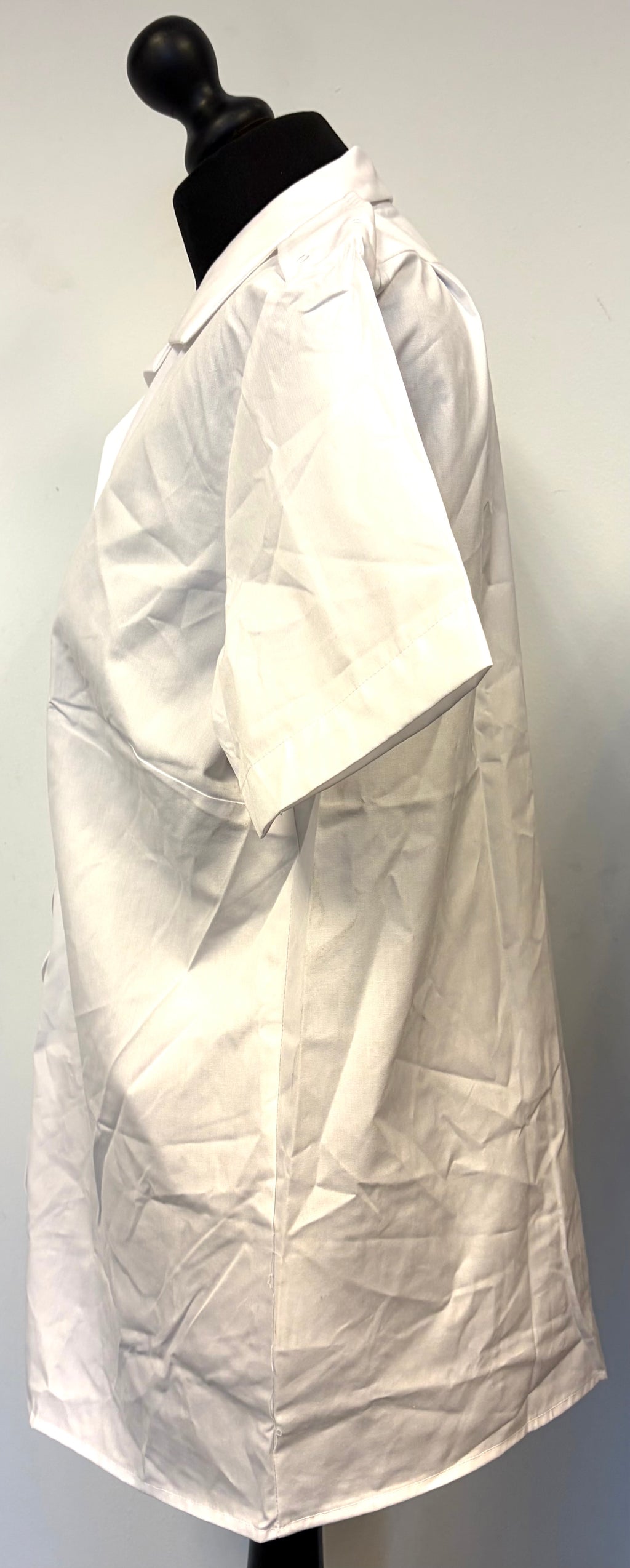 British Military Royal Navy Issue Short Sleeve Woman's White Dress Shirt